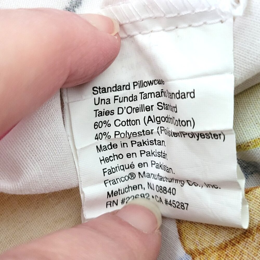 Disney Princess Pillowcase Double Sided Cinderella Sleeping Beauty Belle - Picture 4 of 4